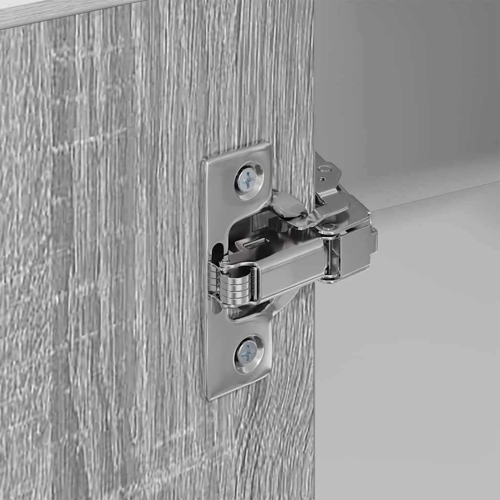 Armadio pensile Grigio Sonoma e Bianco 57 x 57 x 80 cm | homemem39