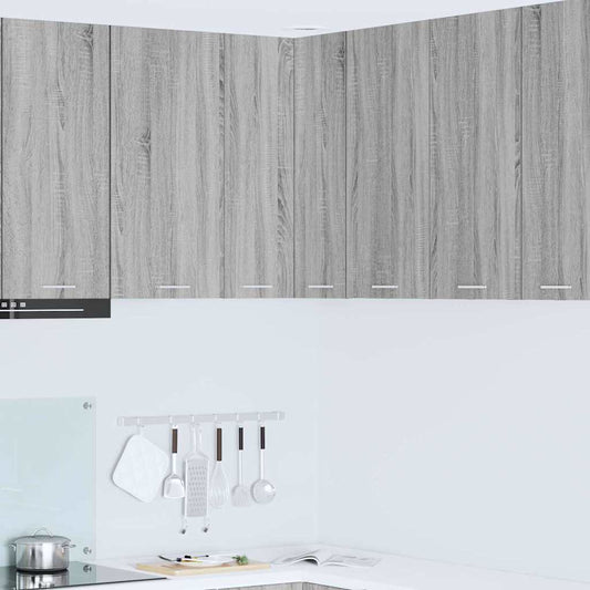 Armadio pensile Grigio Sonoma e Bianco 57 x 57 x 80 cm | homemem39