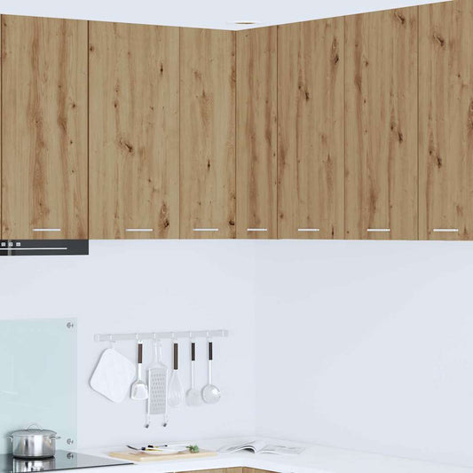 Armadio pensile Rovere Artigiano e Bianco 57 x 57 x 80 cm | homemem39