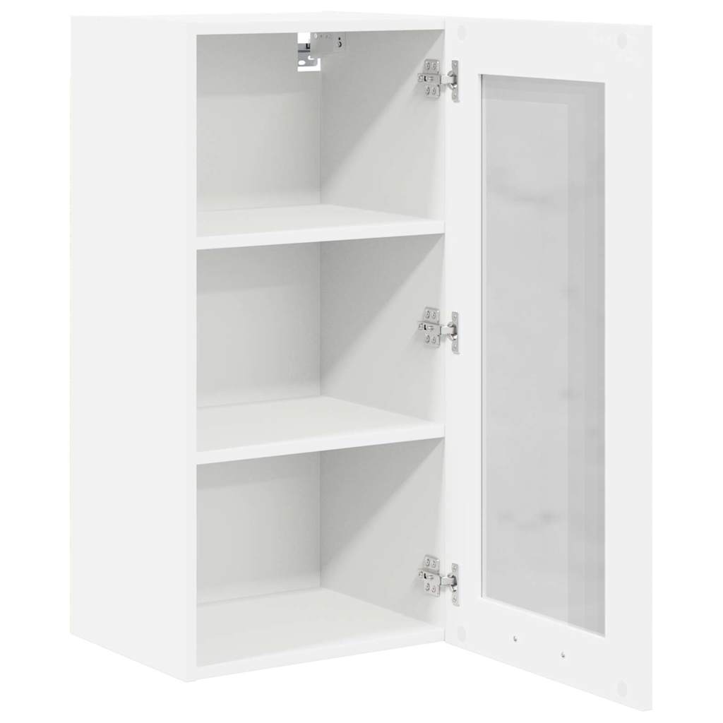Armadio pensile 2 pcs Bianco 40 x 31 x 80 cm Legno multistrato | homemem39