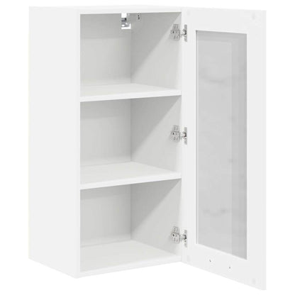 Armadio pensile 2 pcs Bianco 40 x 31 x 80 cm Legno multistrato | homemem39