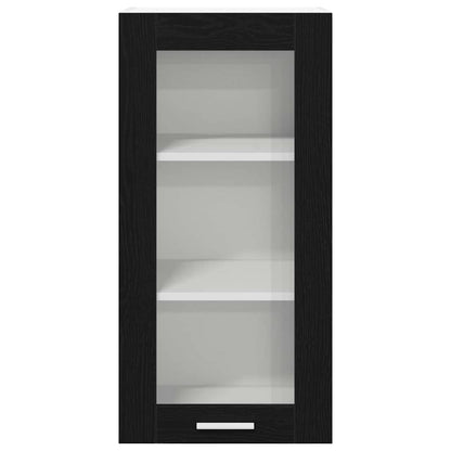 Armadio pensile Rovere Nero 40 x 31 x 80 cm Legno multistrato | homemem39