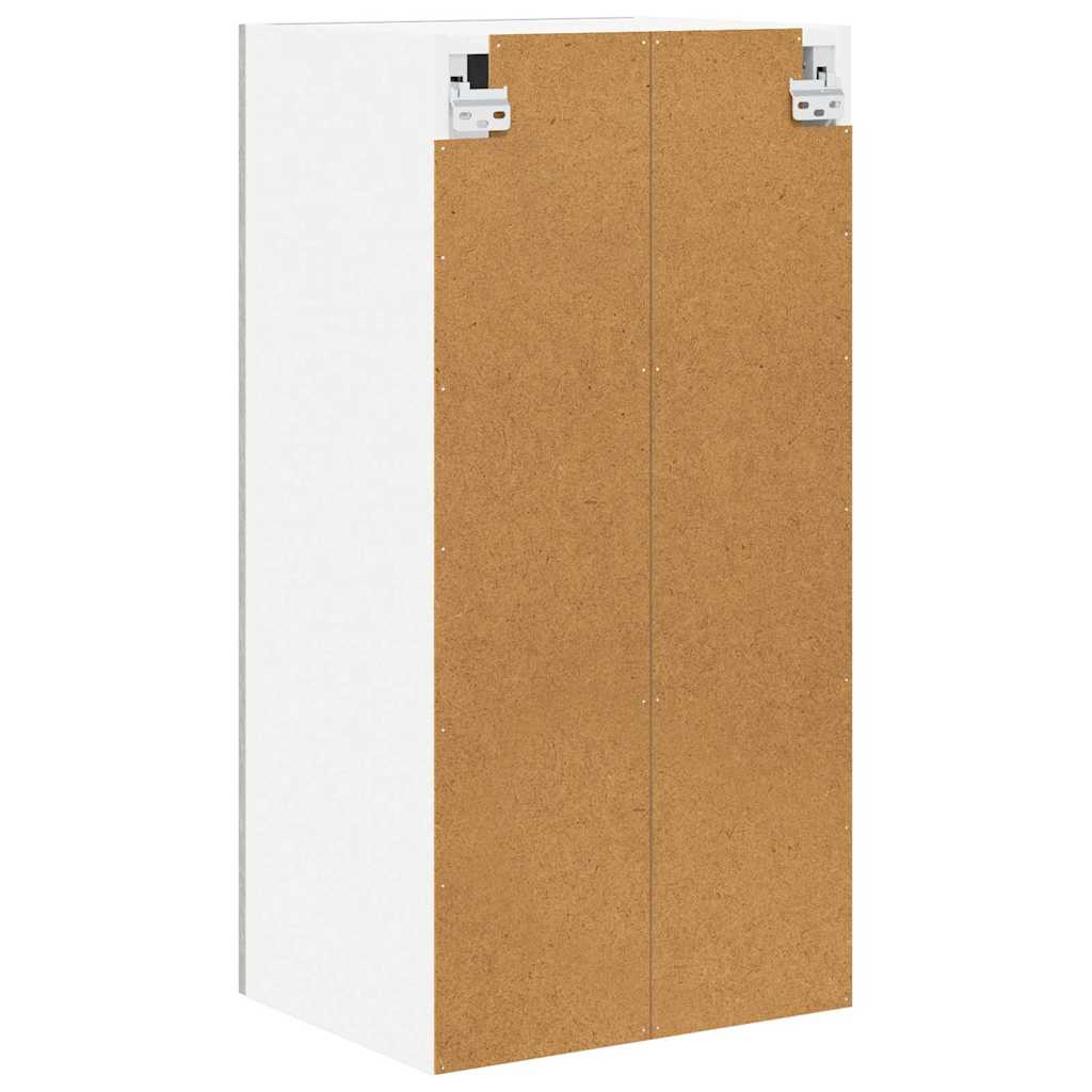 Armadio pensile con porta 2 pcs Grigio cemento 40 x 31 x 80 cm | homemem39