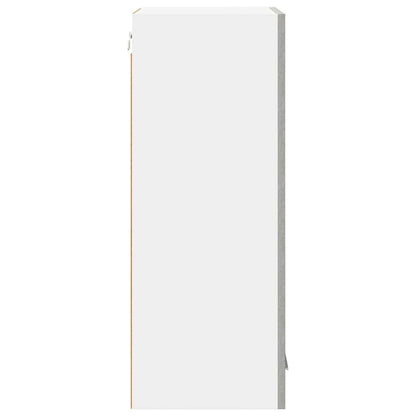 Armadio pensile con porta 2 pcs Grigio cemento 40 x 31 x 80 cm | homemem39