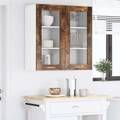 Armadio pensile Rovere fumé 40 x 31 x 80 cm Legno multistrato | homemem39