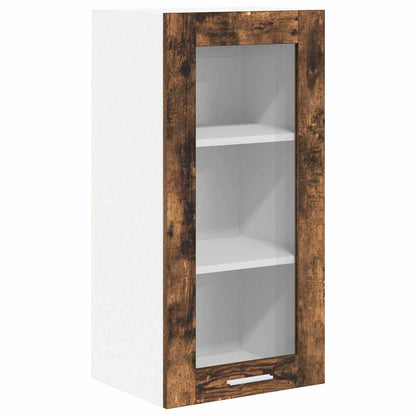 Armadio pensile Rovere fumé 40 x 31 x 80 cm Legno multistrato | homemem39