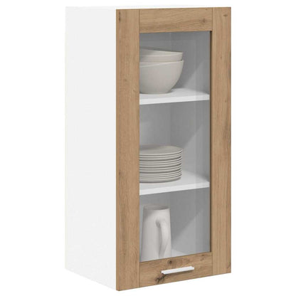 Armadio pensile con porta Rovere artigianale 40 x 31 x 80 cm | homemem39