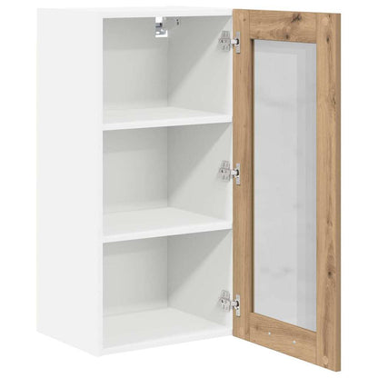 Armadio pensile 2 pcs Rovere artigianale 40 x 31 x 80 cm | homemem39
