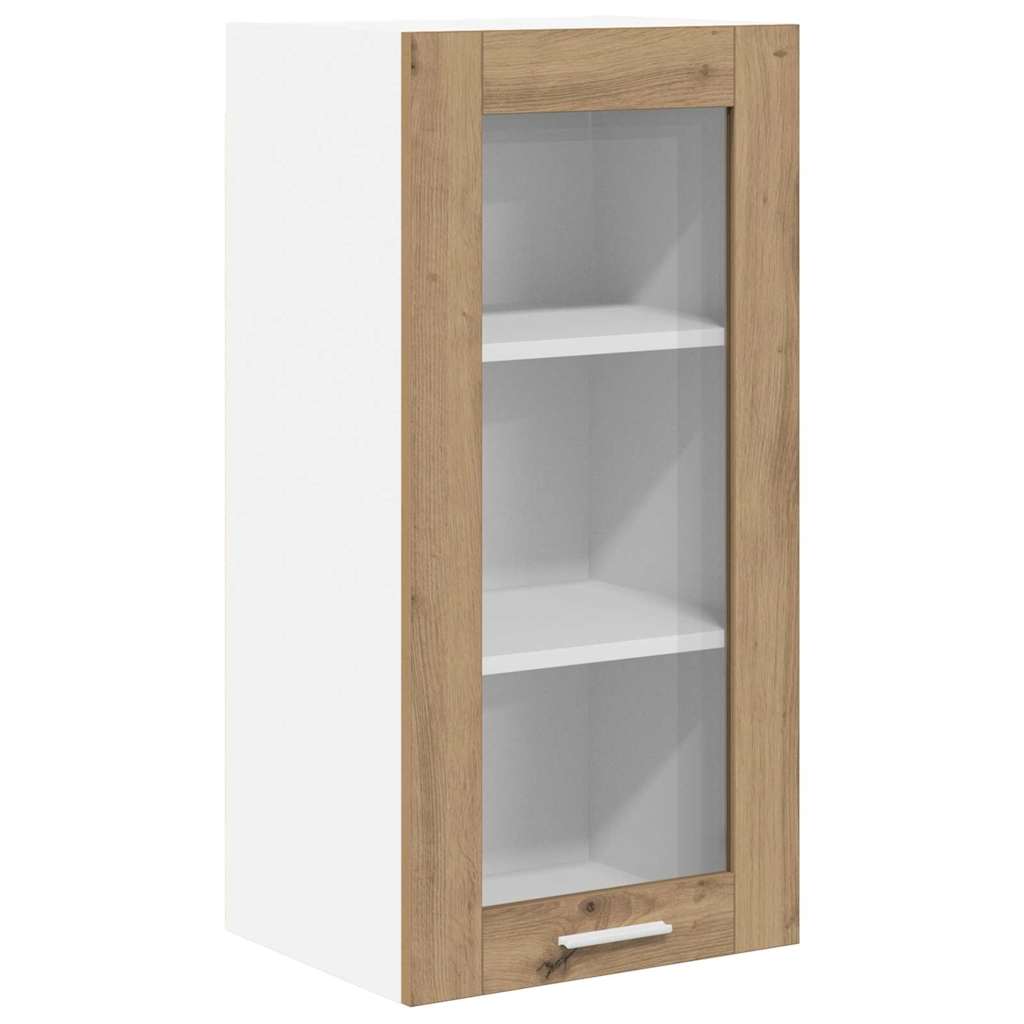 Armadio pensile 2 pcs Rovere artigianale 40 x 31 x 80 cm | homemem39