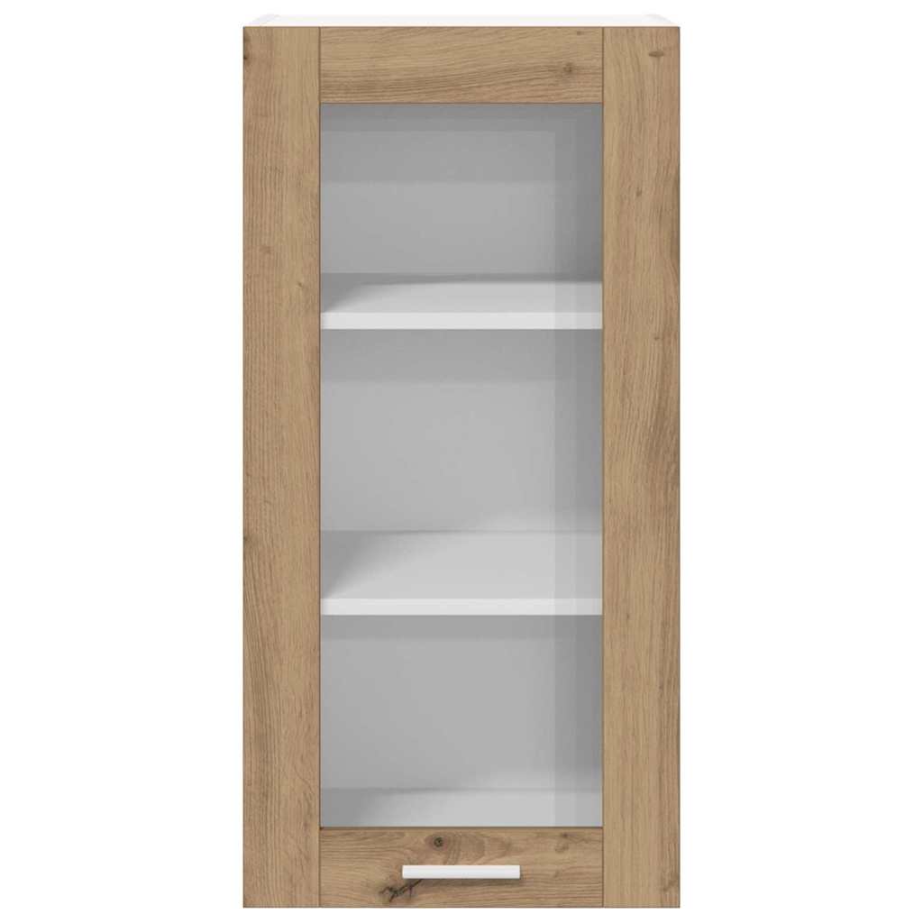 Armadio pensile 2 pcs Rovere artigianale 40 x 31 x 80 cm | homemem39
