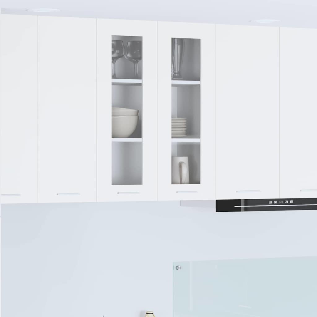 Armadio pensile Bianco 60 x 31 x 80 cm Legno multistrato | homemem39