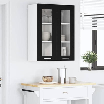 Armadio pensile Rovere Nero 60 x 31 x 80 cm Legno multistrato | homemem39