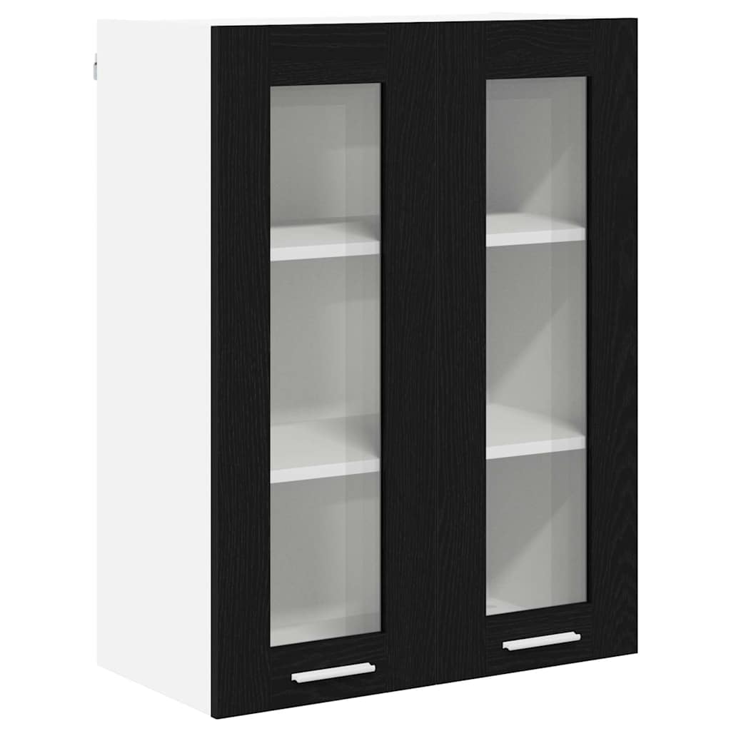Armadio pensile Rovere Nero 60 x 31 x 80 cm Legno multistrato | homemem39