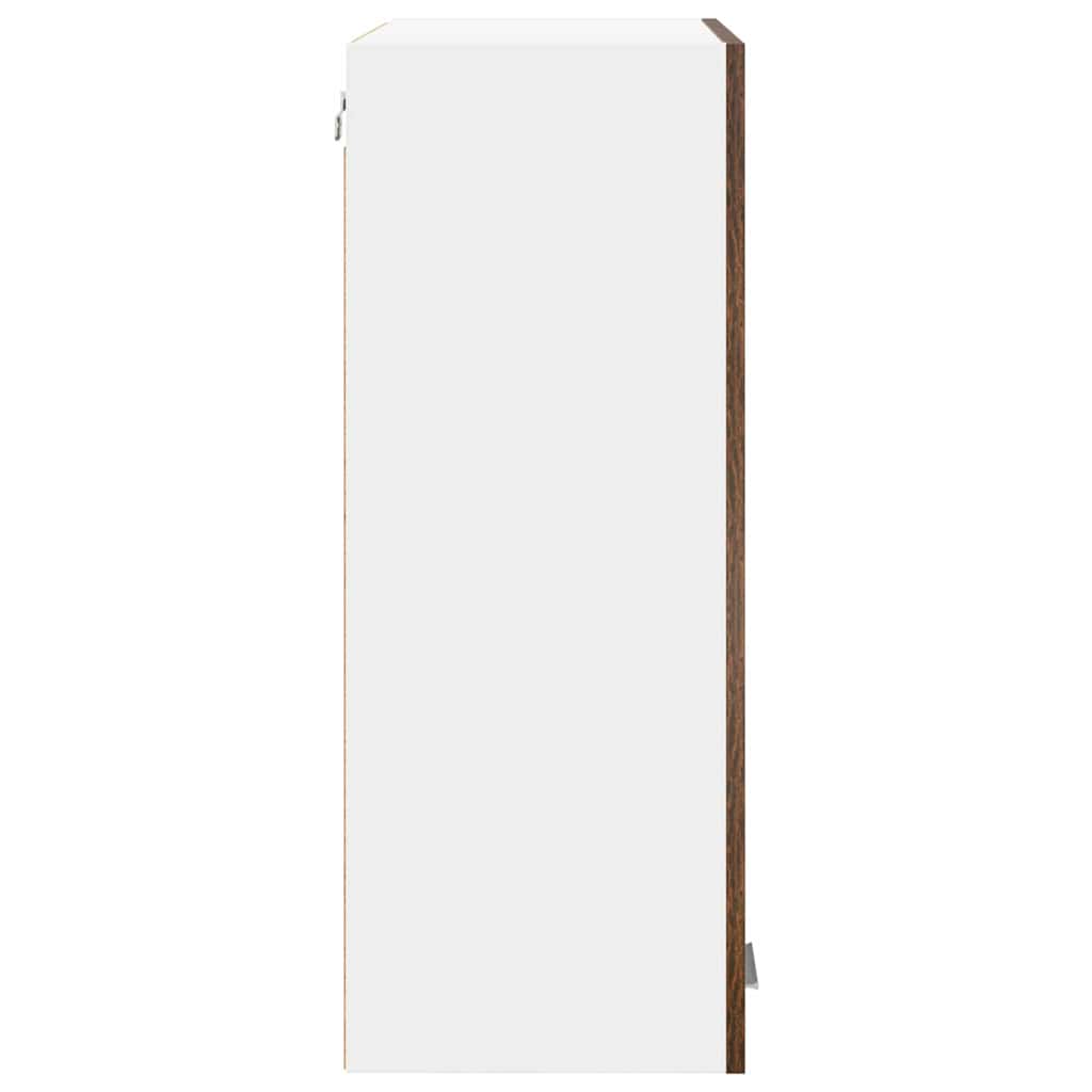 Armadio pensile Rovere fumé 60 x 31 x 80 cm Legno multistrato | homemem39