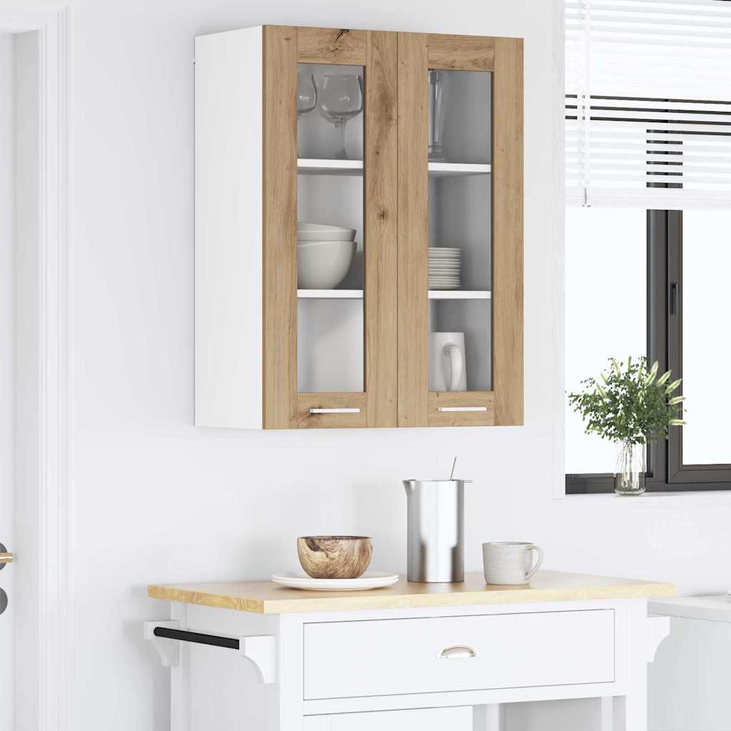 Armadio pensile Riga Rovere artigianale 60 x 31 x 80 cm | homemem39