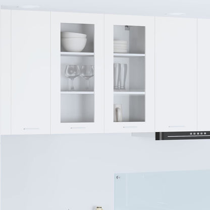 Armadio pensile Bianco 80 x 31 x 80 cm Legno multistrato | homemem39