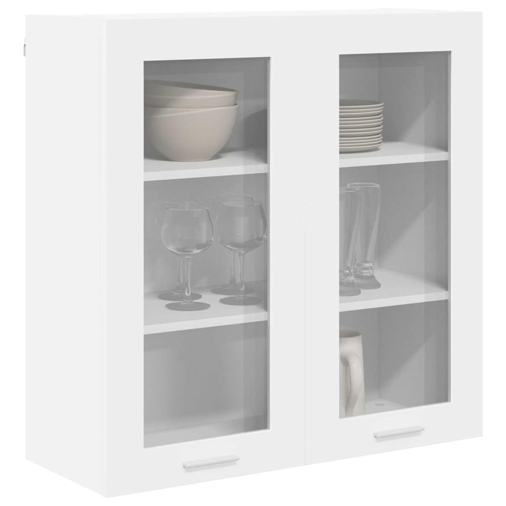Armadio pensile Bianco 80 x 31 x 80 cm Legno multistrato | homemem39