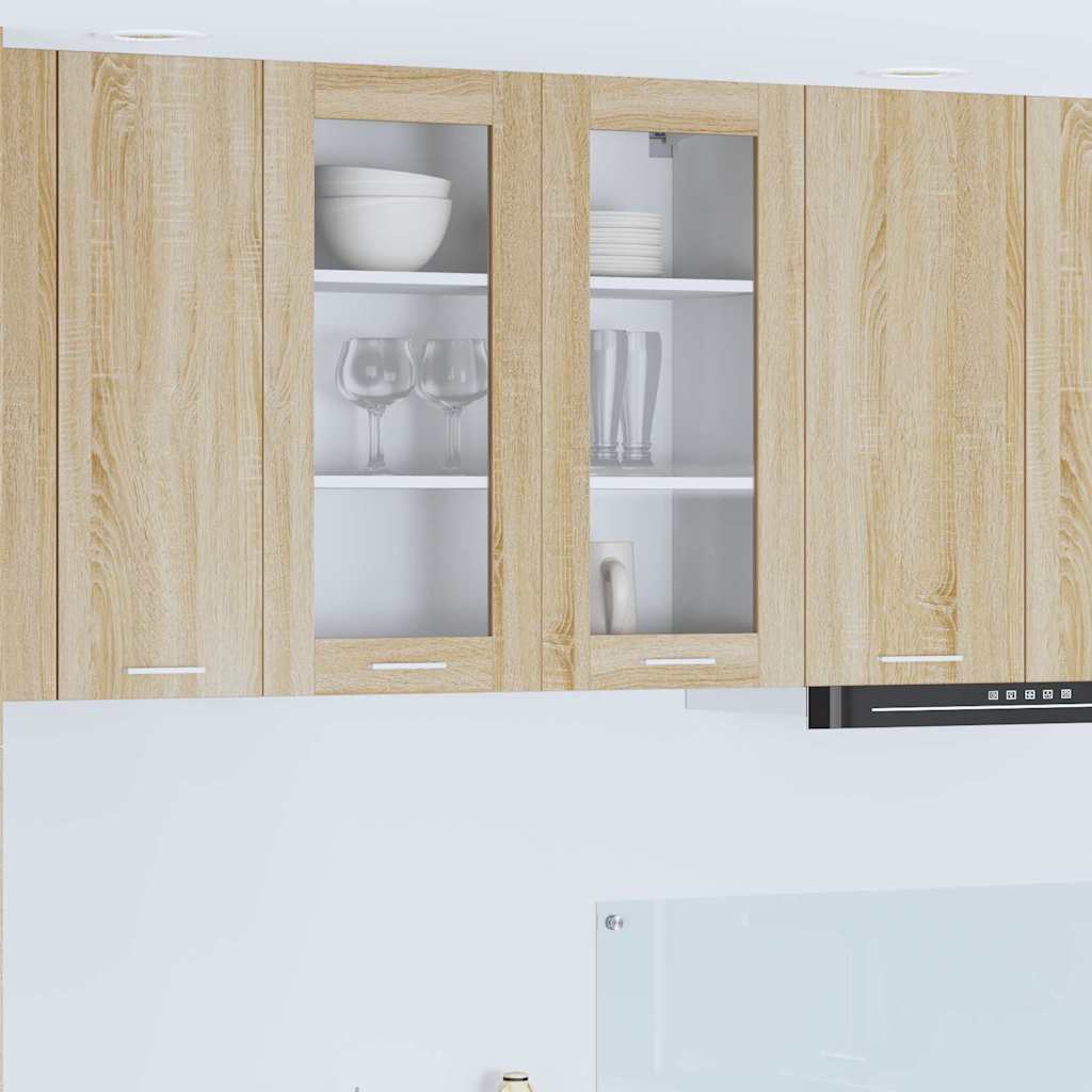 Armadio pensile Rovere Sonoma 80 x 31 x 80 cm Legno multistrato | homemem39