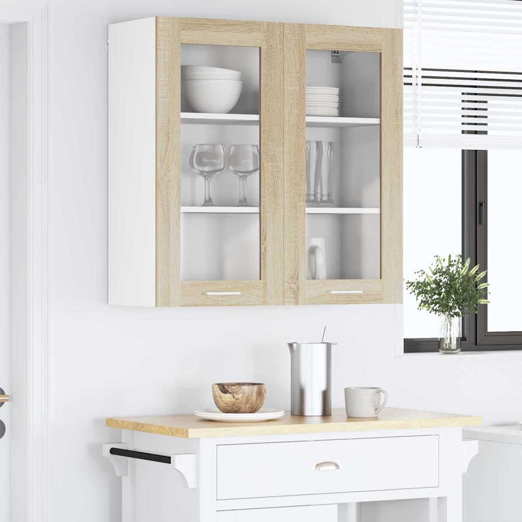 Armadio pensile Rovere Sonoma 80 x 31 x 80 cm Legno multistrato | homemem39