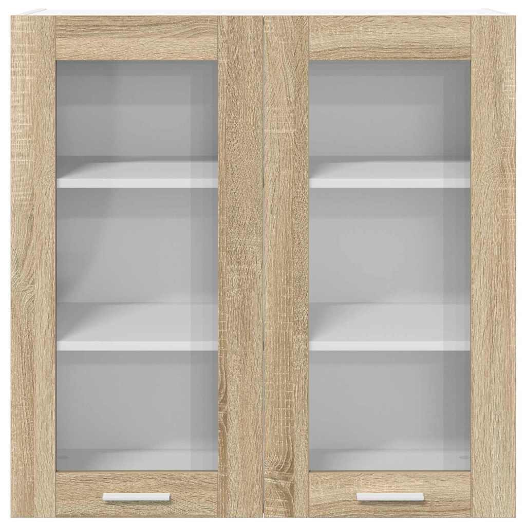 Armadio pensile Rovere Sonoma 80 x 31 x 80 cm Legno multistrato | homemem39