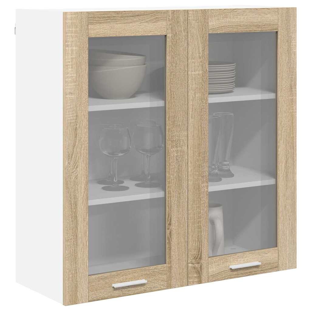 Armadio pensile Rovere Sonoma 80 x 31 x 80 cm Legno multistrato | homemem39