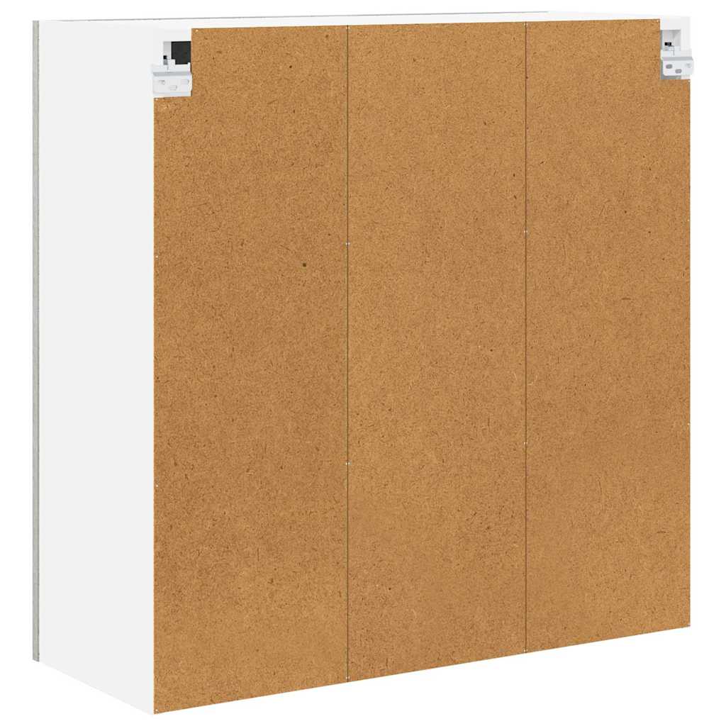 Armadio pensile con porta Grigio cemento 80 x 31 x 80 cm | homemem39