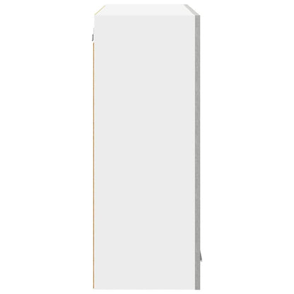 Armadio pensile con porta Grigio cemento 80 x 31 x 80 cm | homemem39