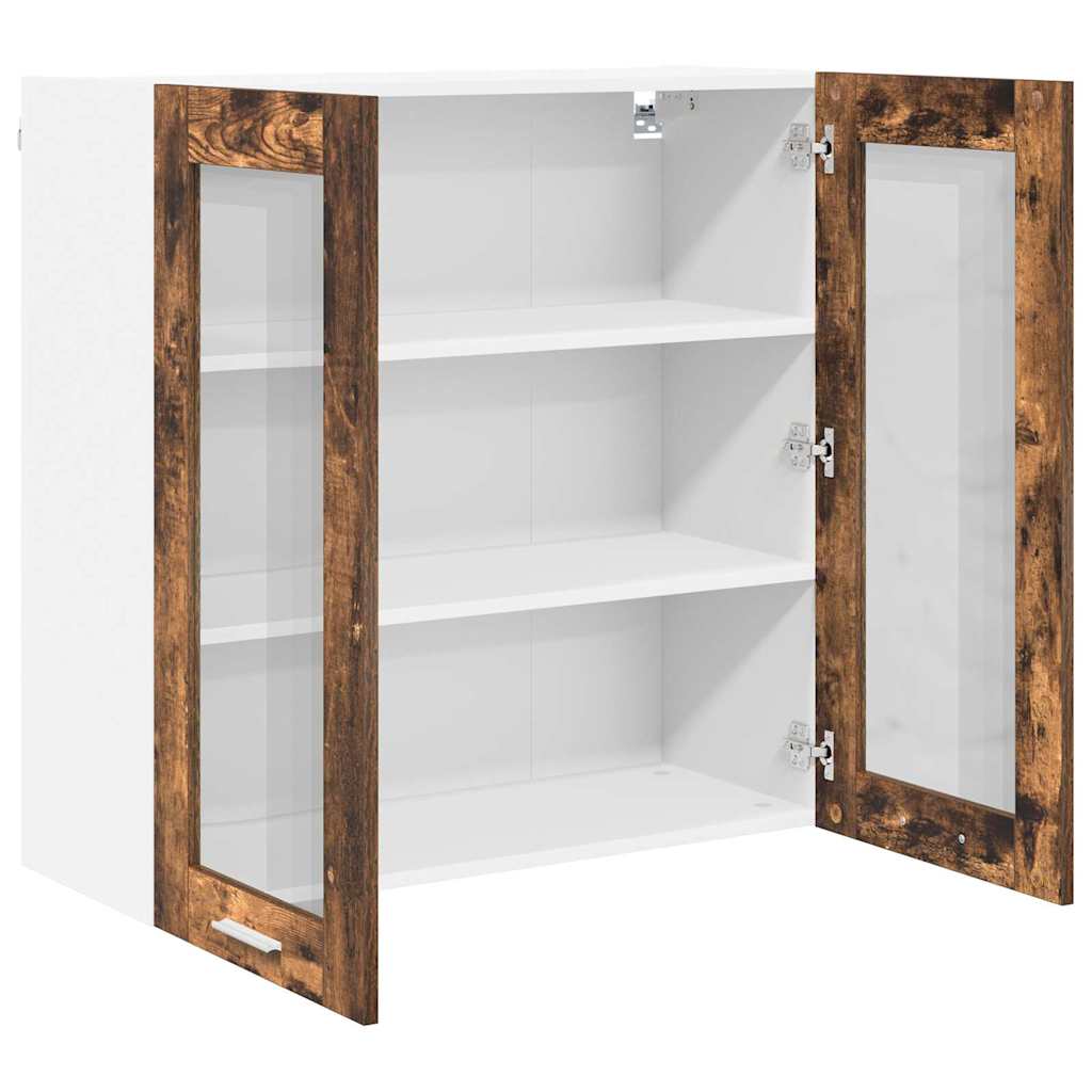 Armadio pensile Rovere fumé 80 x 31 x 80 cm Legno multistrato | homemem39