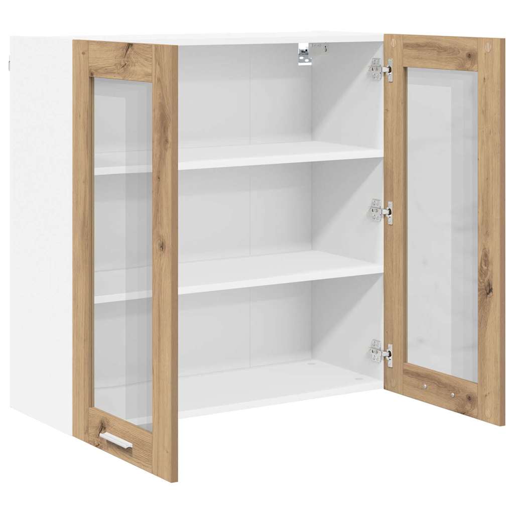 Armadio pensile Rovere artigianale 80 x 31 x 80 cm | homemem39