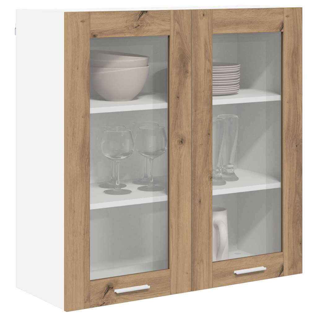 Armadio pensile Rovere artigianale 80 x 31 x 80 cm | homemem39