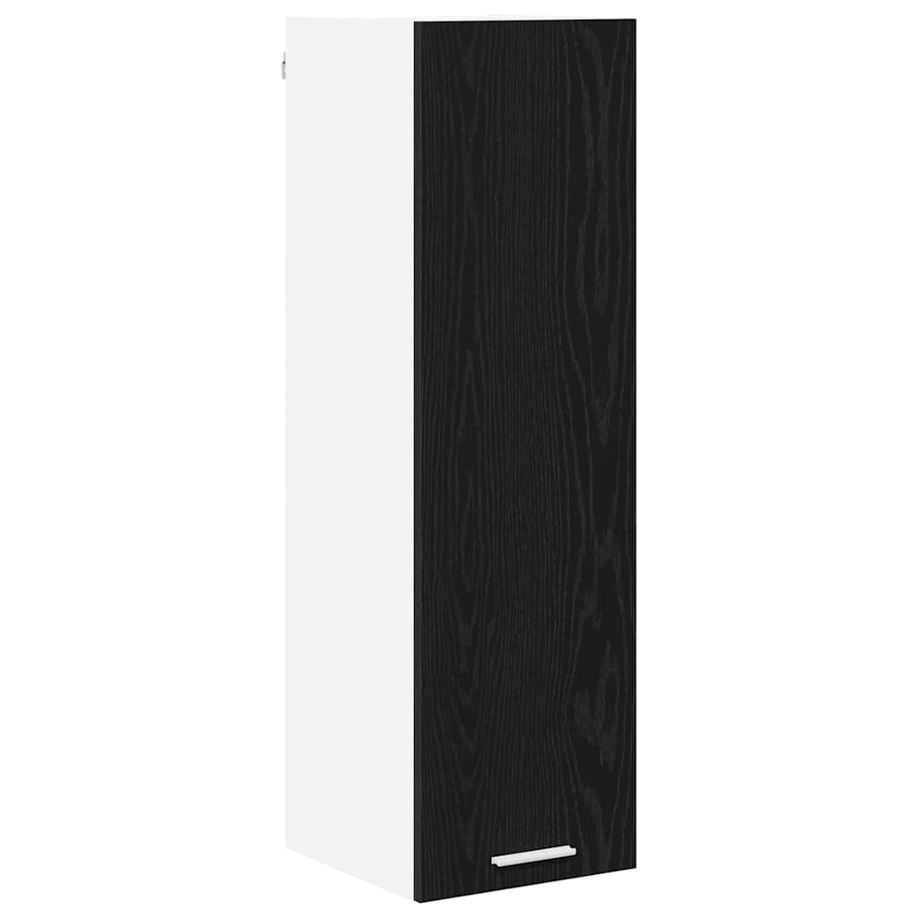Armadio pensile Rovere Nero 30 x 31 x 100 cm Legno multistrato | homemem39