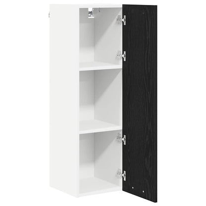Armadio pensile Rovere Nero 30 x 31 x 100 cm Legno multistrato | homemem39