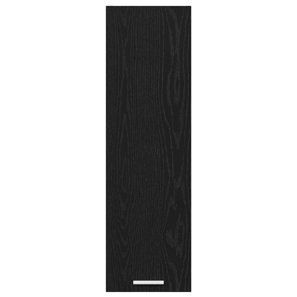 Armadio pensile Rovere Nero 30 x 31 x 100 cm Legno multistrato | homemem39