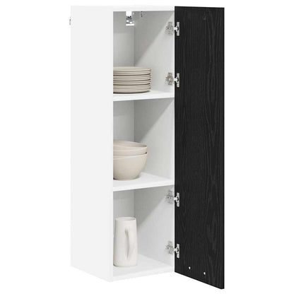Armadio pensile Rovere Nero 30 x 31 x 100 cm Legno multistrato | homemem39