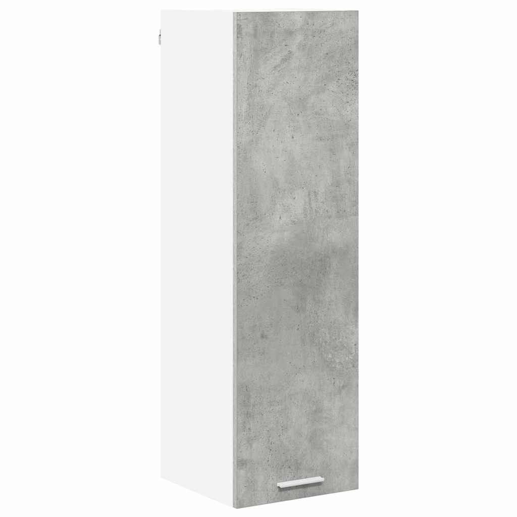 Armadio pensile con porta Grigio cemento 30 x 31 x 100 cm | homemem39