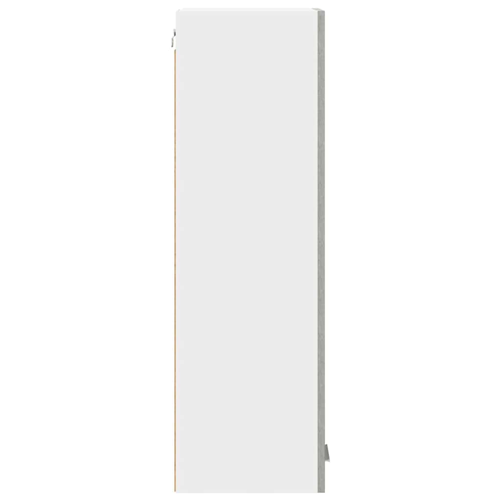 Armadio pensile con porta Grigio cemento 30 x 31 x 100 cm | homemem39