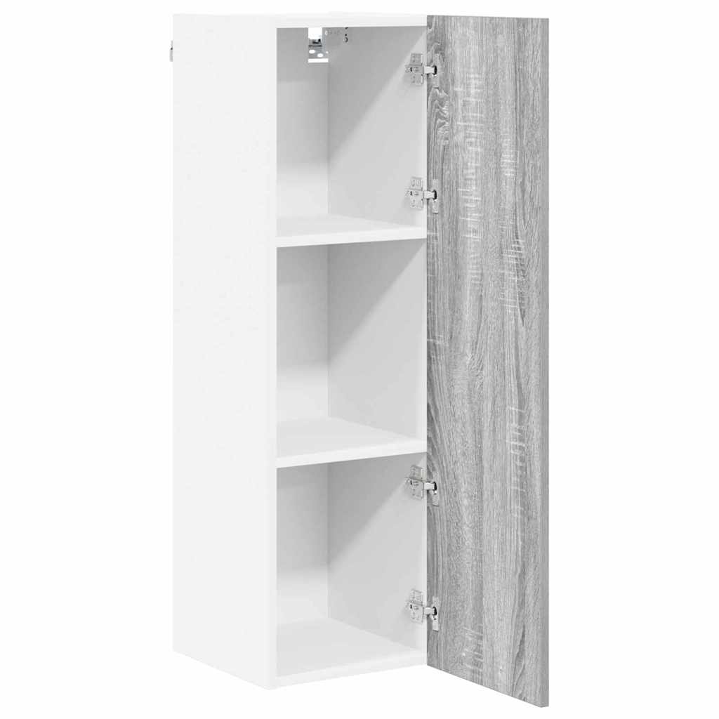 Armadio pensile con porta Grigio Sonoma 30 x 31 x 100 cm | homemem39