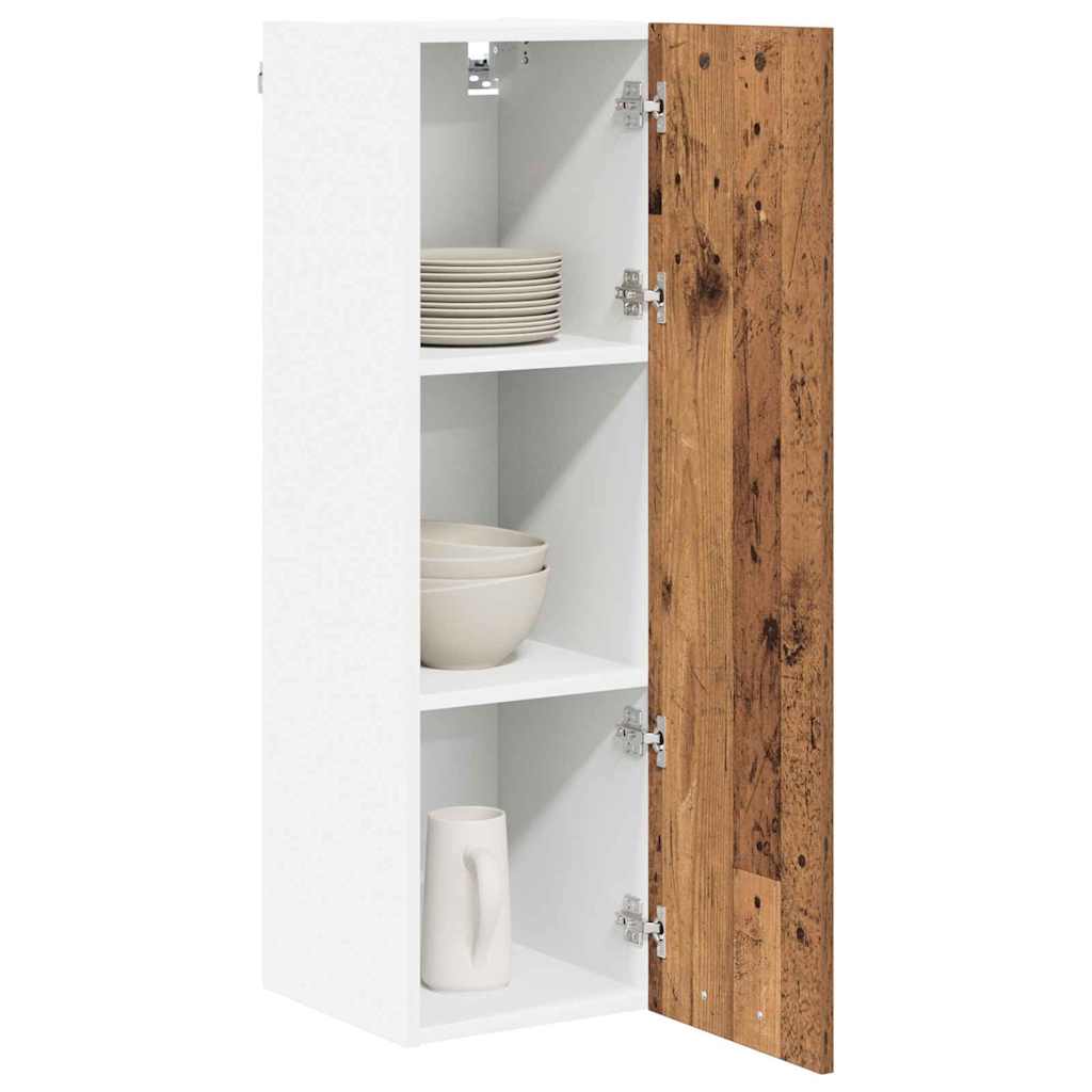 Armadio pensile con porta Legno vecchio 30 x 31 x 100 cm | homemem39