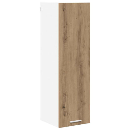 Armadio pensile con porta Rovere artigianale 30 x 31 x 100 cm | homemem39