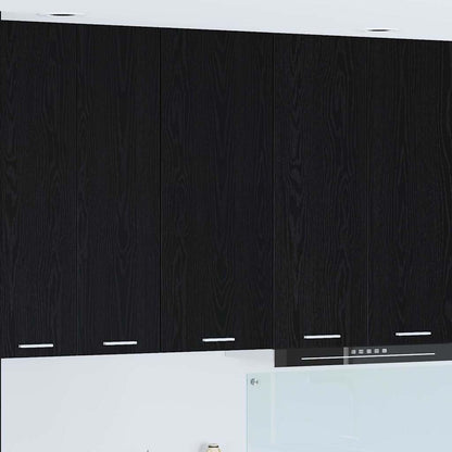 Armadio pensile Rovere Nero 40 x 31 x 100 cm Legno multistrato | homemem39