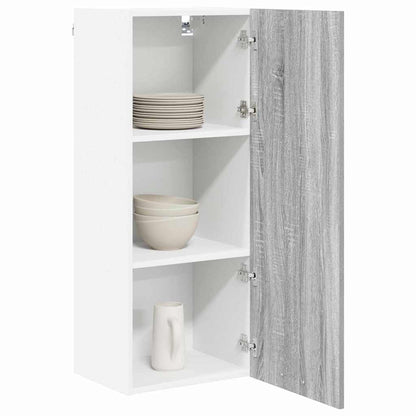 Armadio pensile con porta Riga Grigio Sonoma 40 x 31 x 100 cm | homemem39