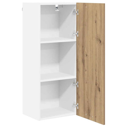 Armadio pensile con porta Rovere artigianale 40 x 31 x 100 cm | homemem39