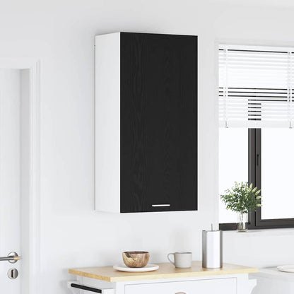Armadio pensile con porta Rovere Nero e Bianco 50 x 31 x 100 cm | homemem39