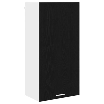 Armadio pensile con porta Rovere Nero e Bianco 50 x 31 x 100 cm | homemem39