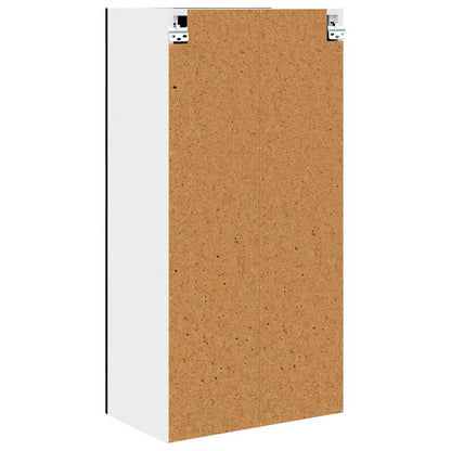 Armadio pensile con porta Rovere Nero e Bianco 50 x 31 x 100 cm | homemem39