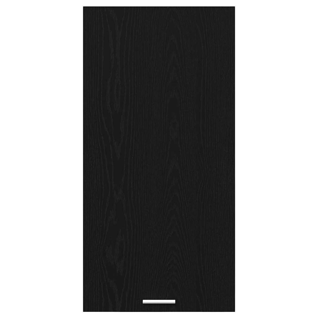 Armadio pensile con porta Rovere Nero e Bianco 50 x 31 x 100 cm | homemem39