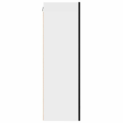 Armadio pensile con porta Rovere Nero e Bianco 50 x 31 x 100 cm | homemem39