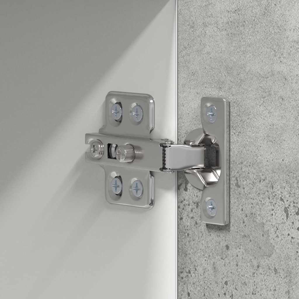Armadio pensile Grigio Cemento e Bianco 50 x 31 x 100 cm | homemem39