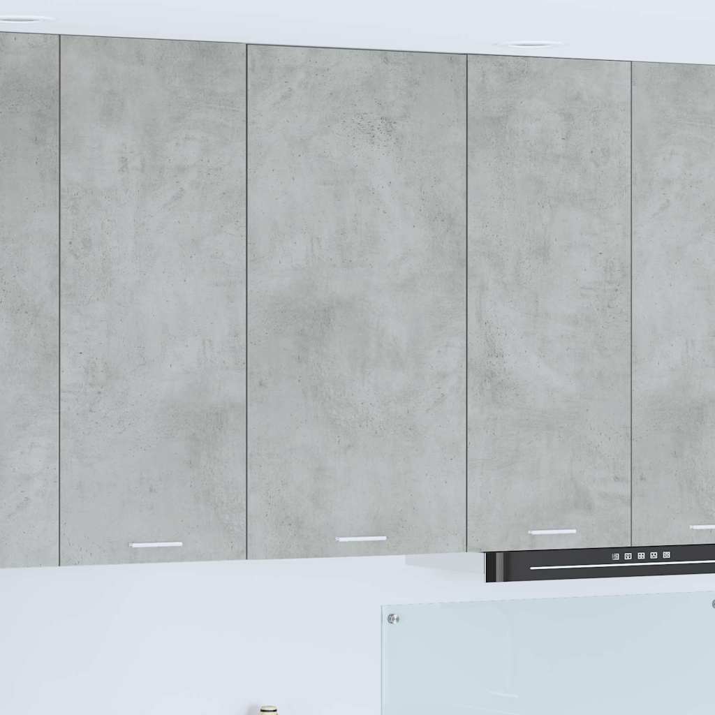 Armadio pensile Grigio Cemento e Bianco 50 x 31 x 100 cm | homemem39
