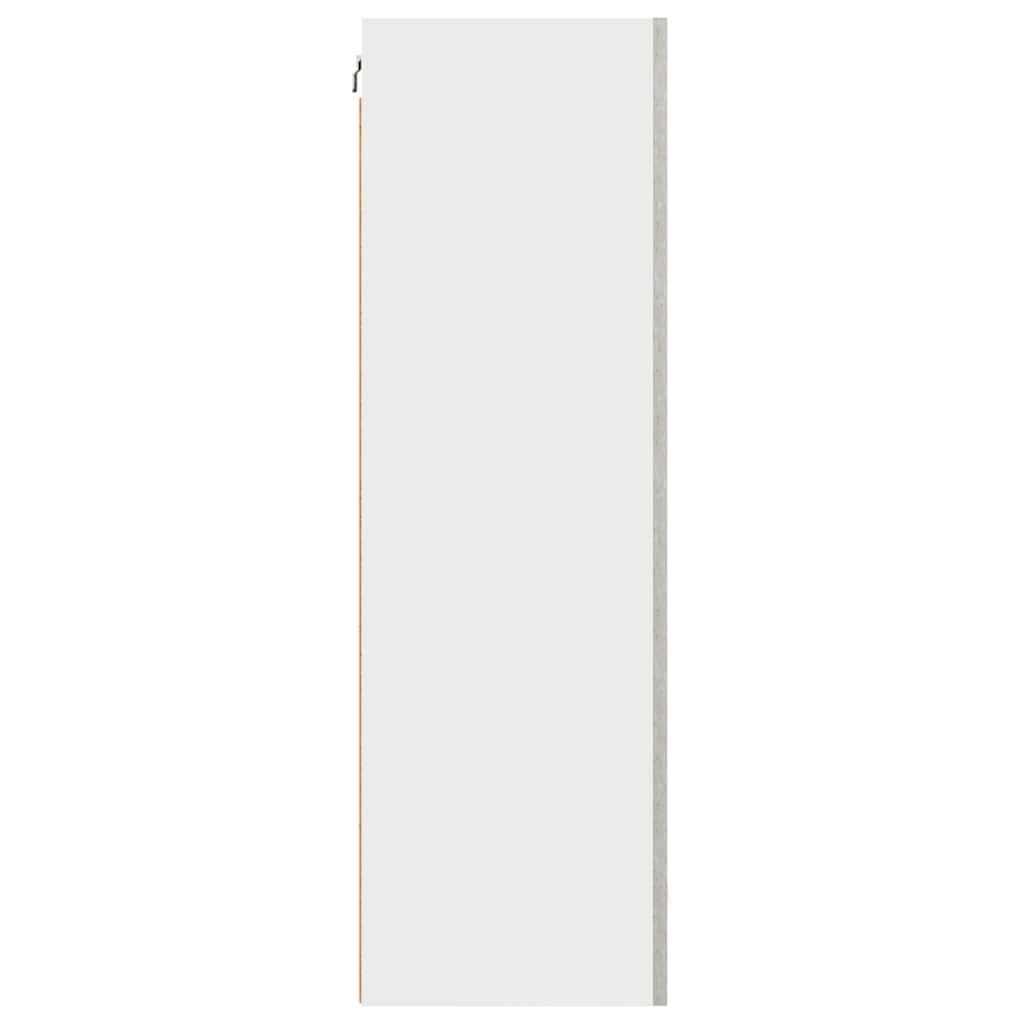 Armadio pensile Grigio Cemento e Bianco 50 x 31 x 100 cm | homemem39